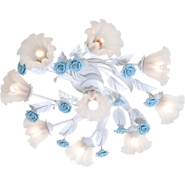 Потолочная люстра Lucia Tucci Fiori Di Rose 112.8.1 изображение 1 Потолочная люстра Lucia Tucci Fiori Di Rose 112.8.1 Фото № 1