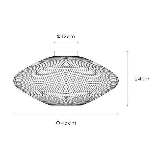 Потолочный светильник Lucide Mesh 21123/45/02 Фото № 2