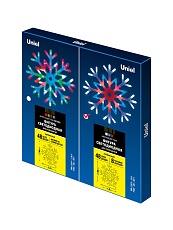 Подвесной светодиодный светильник «Снежинка » Uniel ULD-H4040-048/DTA MULTI IP20 SNOWFLAKE UL-00001403 3
