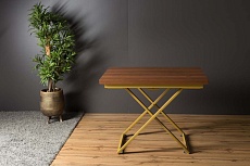 Стол-трансформер Levmar Compact D44/S90 (миланский орех/золото) 5339232001 1