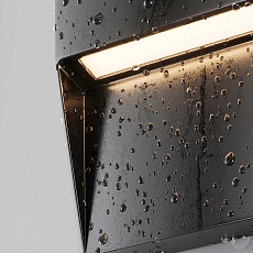 Уличный настенный светодиодный светильник Maytoni Mane O047SL-L3B3K 3