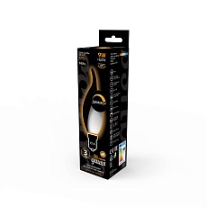 Лампа светодиодная филаментная диммируемая Gauss E14 9W 3000К матовая 104201109-D 4