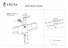 Потолочная люстра Freya Bice FR5101-CL-03-CN 3