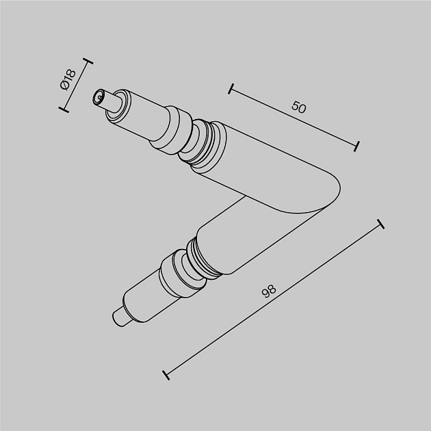L-образный коннектор Maytoni Technical CA006EC-BS Фото № 5
