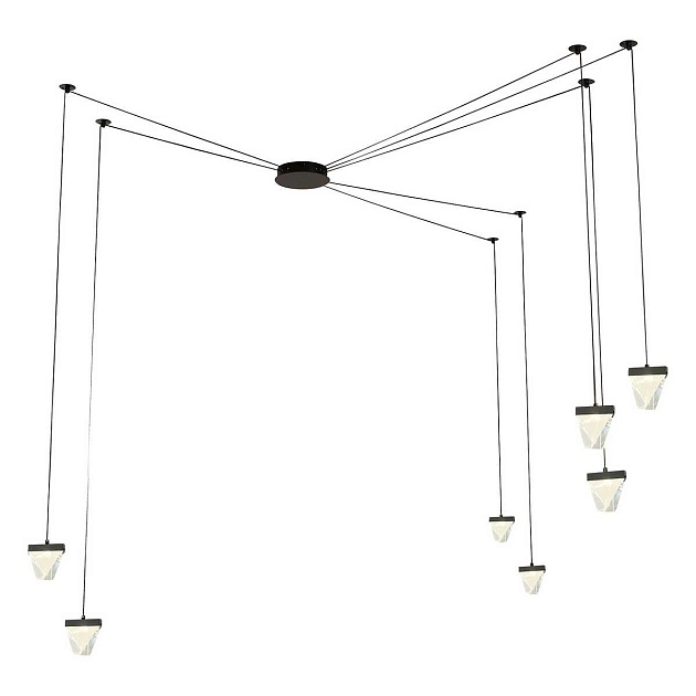 Подвесная светодиодная люстра Lussole Loft Littlerock LSP-7096 изображение 1 Подвесная светодиодная люстра Lussole Loft Littlerock LSP-7096 Фото № 1