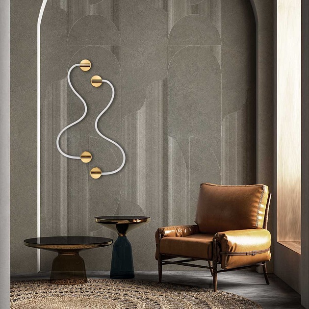Настенный светильник LOFT IT Thread 10388W Brass Фото № 6