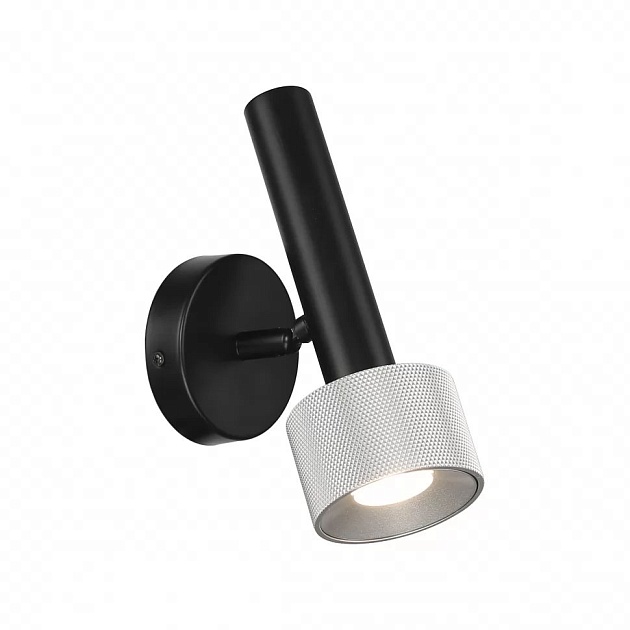 Спот iLedex Delta 2360-1 BK+SL Фото № 1