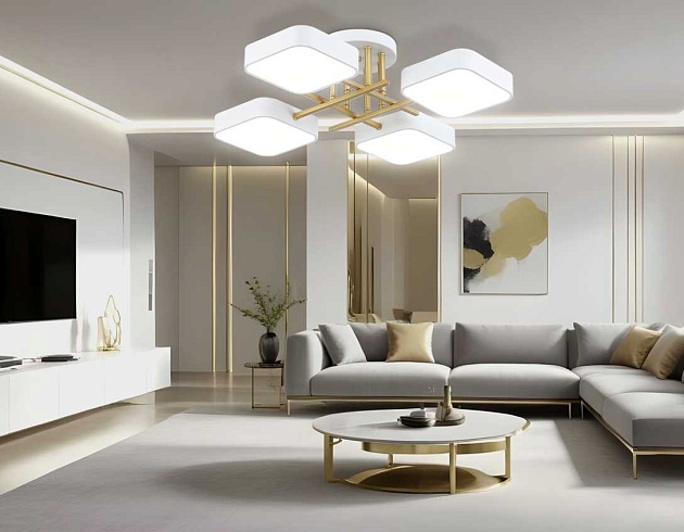 Люстра на штанге Ambrella light COMFORT FL516341 Фото № 8