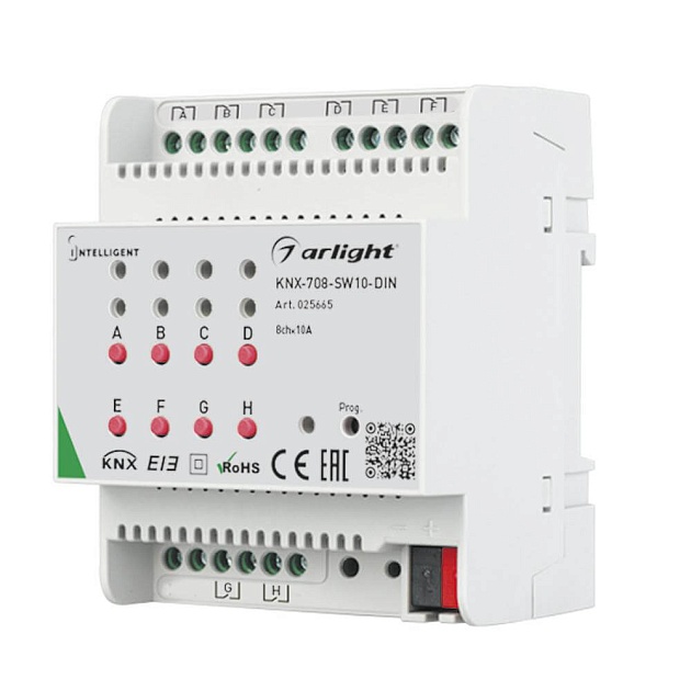 Релейный модуль Arlight KNX-708-SW10-DIN 025665 Фото № 1