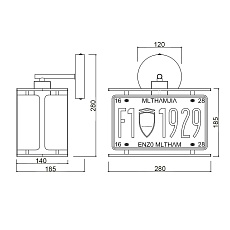Бра Vele Luce Boom VL6372W11 4