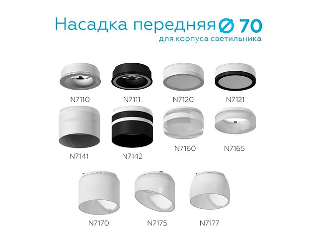 Насадка передняя Ambrella light DIY Spot N7120 Фото № 7
