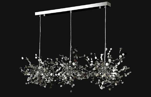 Подвесная люстра Crystal Lux GARDEN SP3х3 L1200 CHROME изображение 3 Подвесная люстра Crystal Lux GARDEN SP3х3 L1200 CHROME Фото № 3