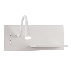 Бра Crystal Lux CLT 217W Qi+USB WH 2