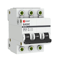 Выключатель нагрузки 3P 32А ВН-29 Basic SL29-3-32-bas