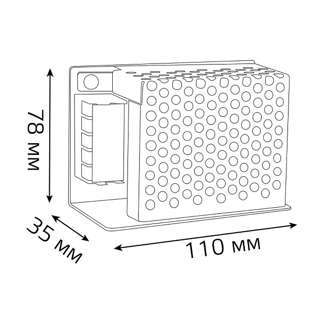 Блок питания Gauss 50W 24V IP20 202002050 Фото № 5