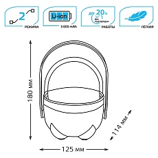 Кемпинговый светодиодный фонарь Gauss GF002 3