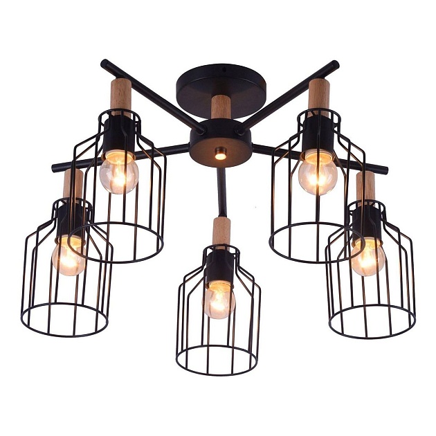 Потолочная люстра Escada 469/5PL Black Фото № 1