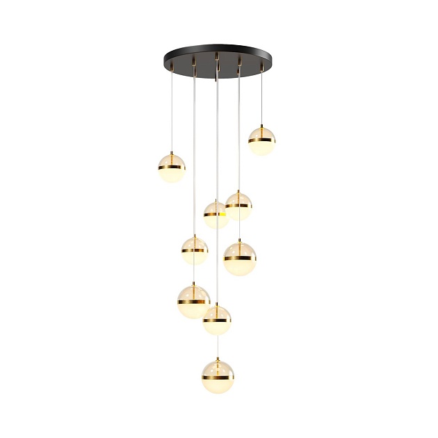 Подвесная светодиодная люстра Maytoni Area MOD295PL-L120BBS3K Фото № 1