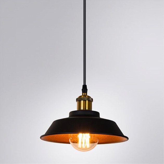 Подвесной светильник Arte Lamp Cappello A7038SP-1BK изображение 4 Подвесной светильник Arte Lamp Cappello A7038SP-1BK Фото № 4