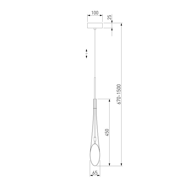 Подвесной светильник Eurosvet Folio 50224/1 дымчатый Фото № 2