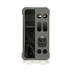 Переключатель LK Studio с двух мест, с индикатором 45х22,5мм (схема 6L) 16 A, 250 B (белый) LK45 850404-1 1